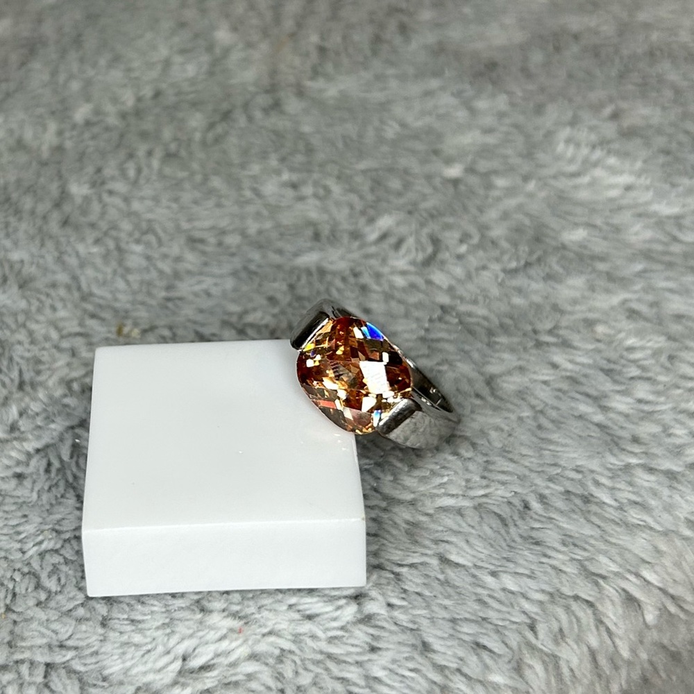 Stunning Mystic Topaz Ring- sz 8